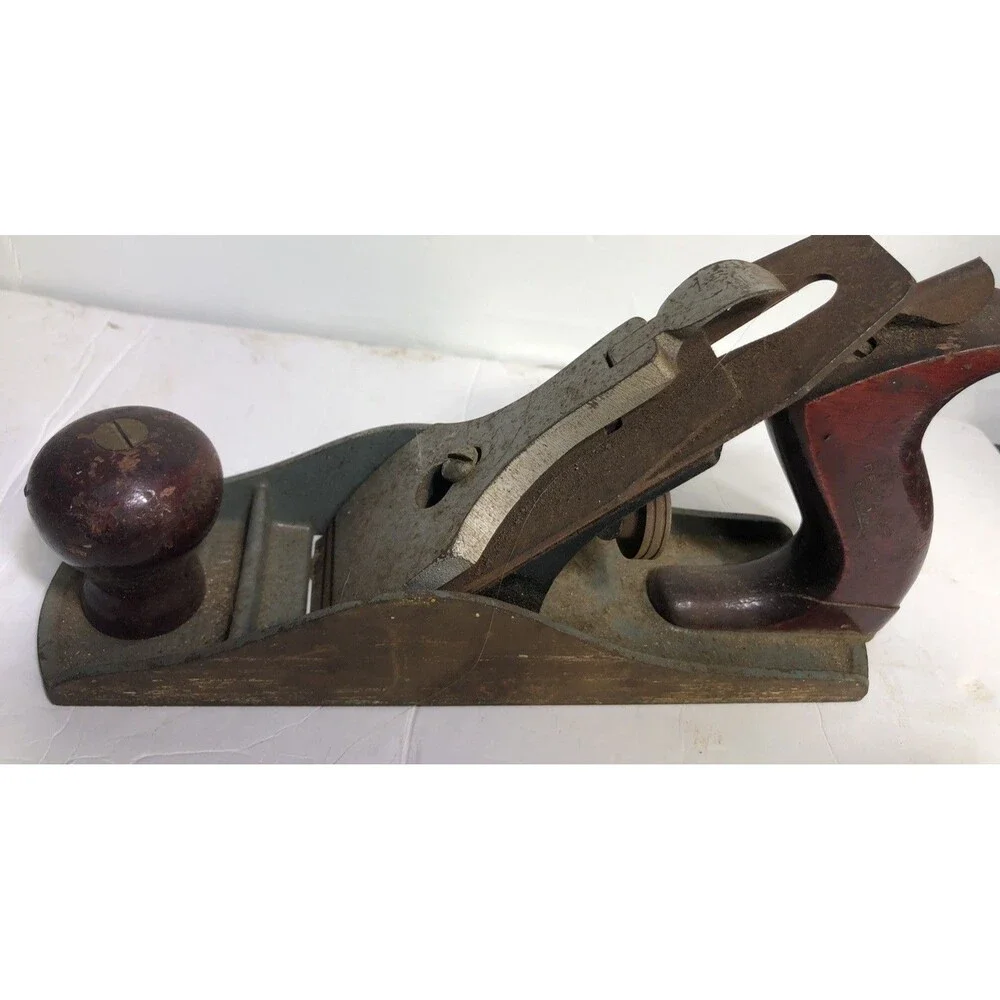 Antique Stanley Defiance Wood & Metal Plane Woodworking Tool 9” L - Picture 2 of 7